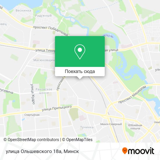 Карта улица Ольшевского 18а