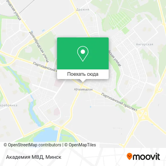 Карта Академия МВД