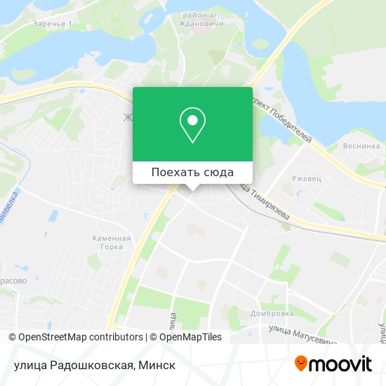 Карта улица Радошковская