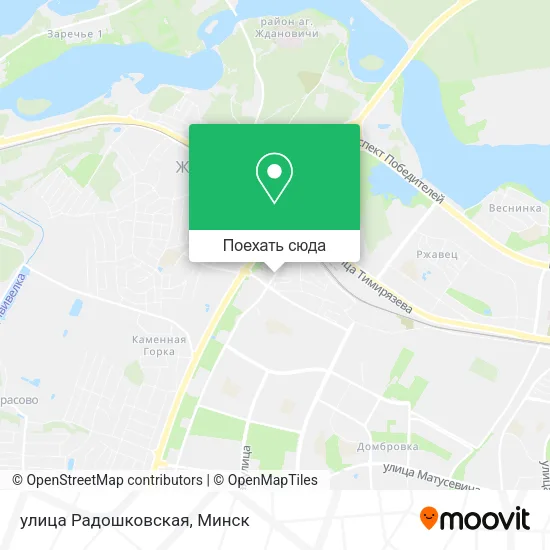 Карта улица Радошковская