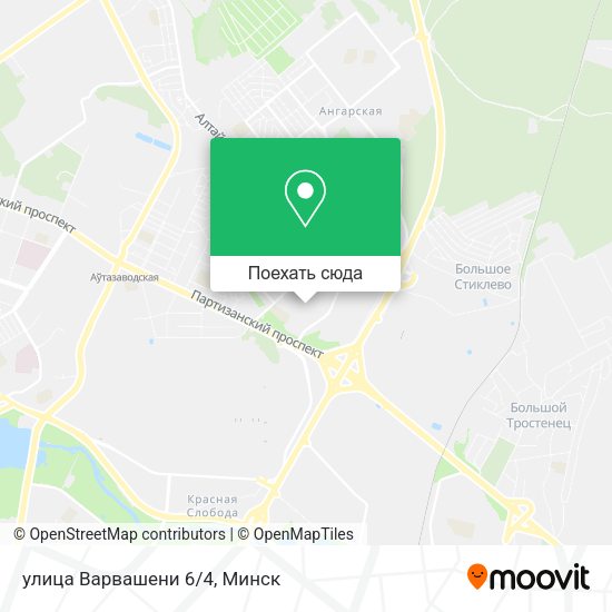 Карта улица Варвашени 6/4