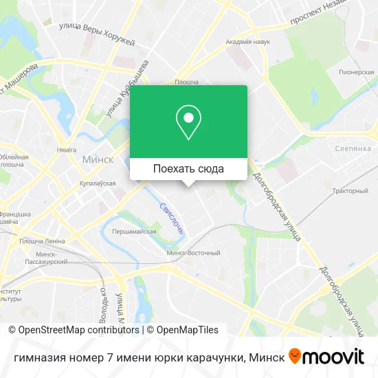 Карта гимназия номер 7 имени юрки карачунки