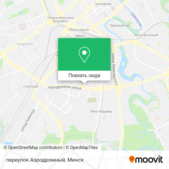 Карта переулок Аэродромный