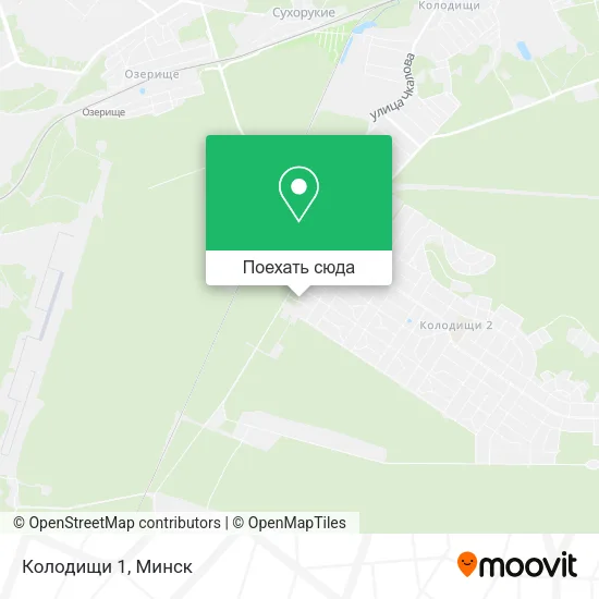 Карта Колодищи 1