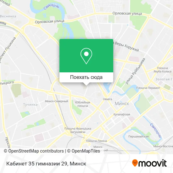 Карта Кабинет 35 гимназии 29