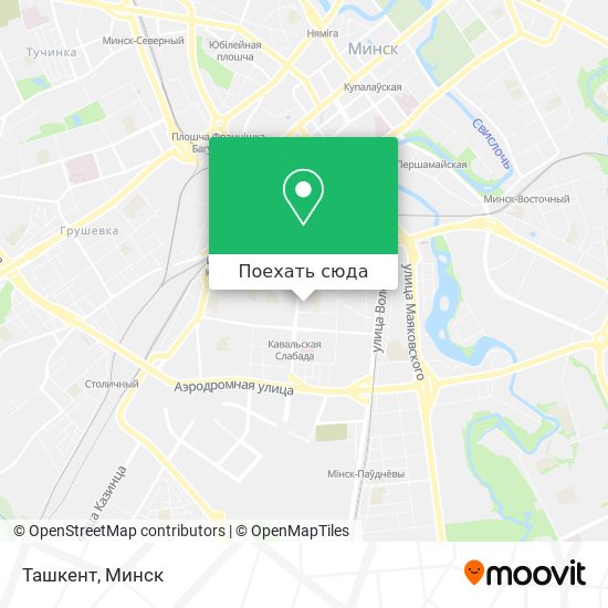 Карта Ташкент
