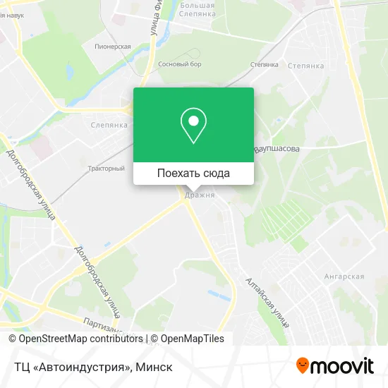 Карта ТЦ «Автоиндустрия»