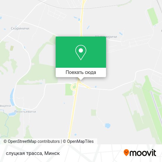 Карта слуцкая трасса