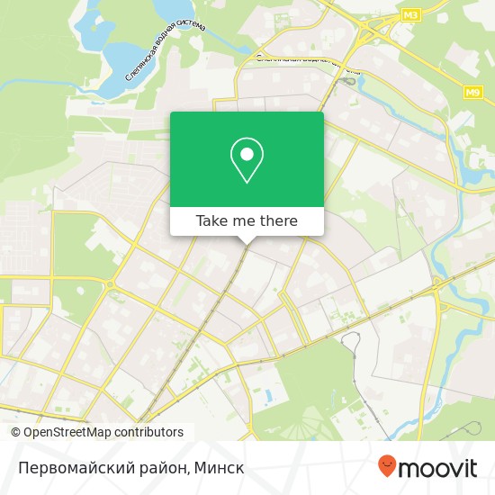 Карта Первомайский район