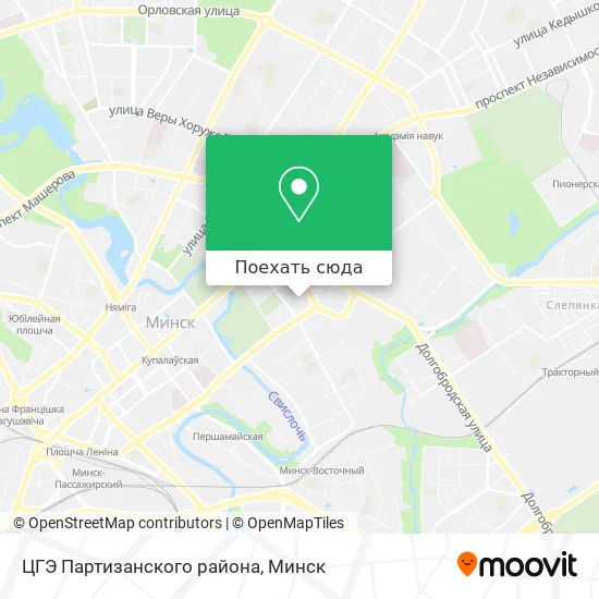 Карта ЦГЭ Партизанского района