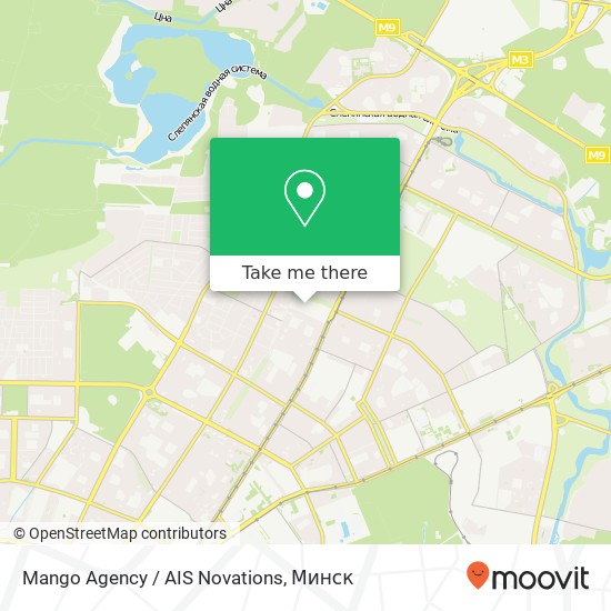 Карта Mango Agency / AIS Novations