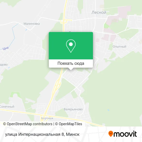 Карта улица Интернациональная 8