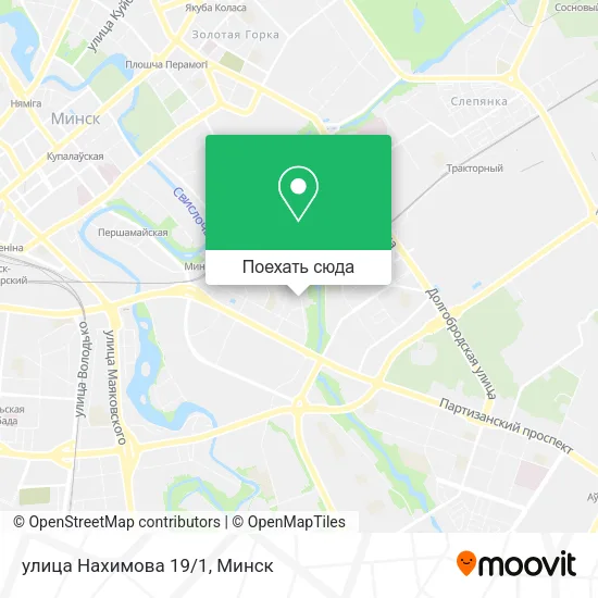 Карта улица Нахимова 19/1