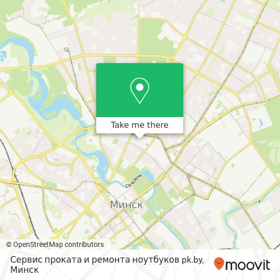 Карта Сервис проката и ремонта ноутбуков pk.by