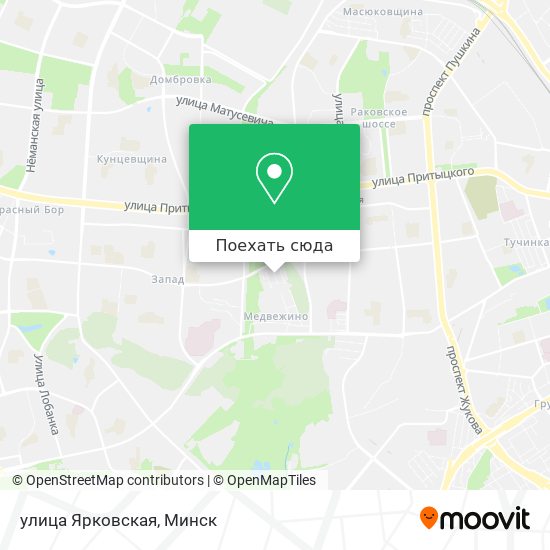 Карта улица Ярковская