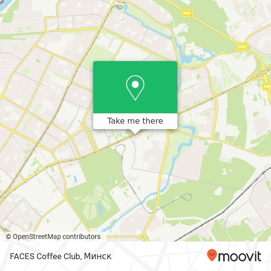 Карта FACES Coffee Club