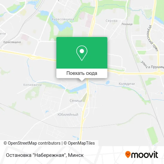 Карта Остановка "Набережная"