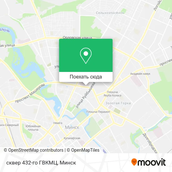 Карта сквер 432-го ГВКМЦ