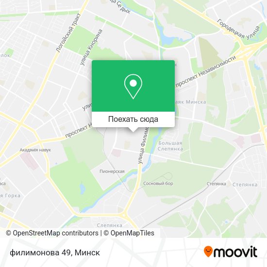 Карта филимонова 49