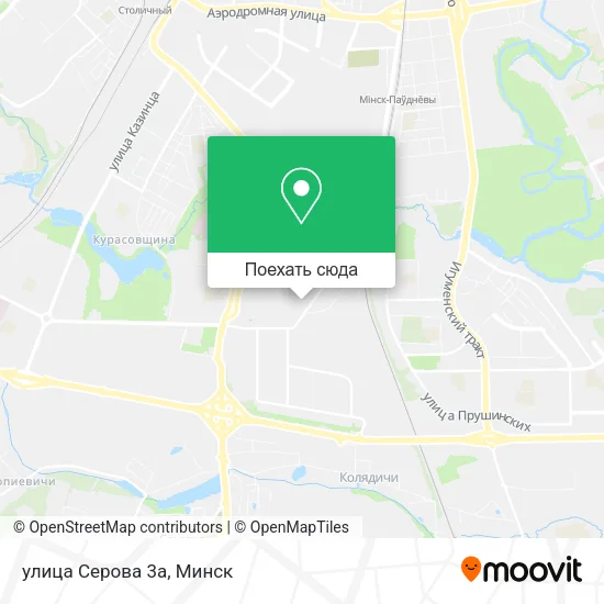 Карта улица Серова 3а