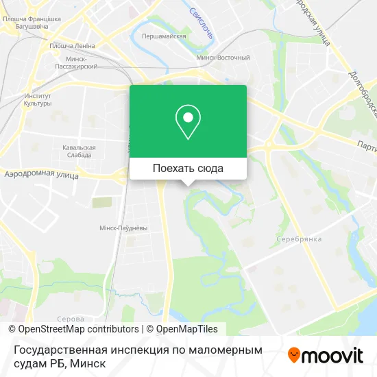 Карта Государственная инспекция по маломерным судам РБ