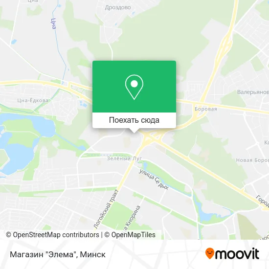 Карта Магазин "Элема"