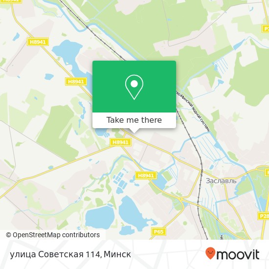 Карта улица Советская 114