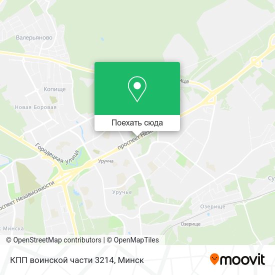 Карта КПП воинской части 3214