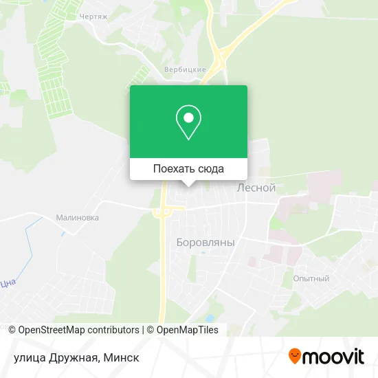 Карта улица Дружная