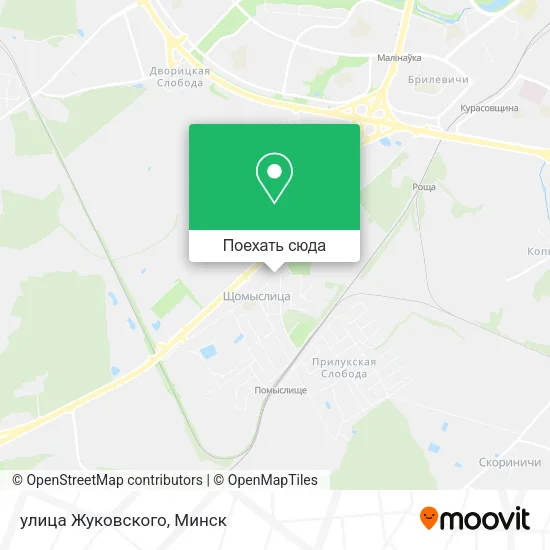 Карта улица Жуковского