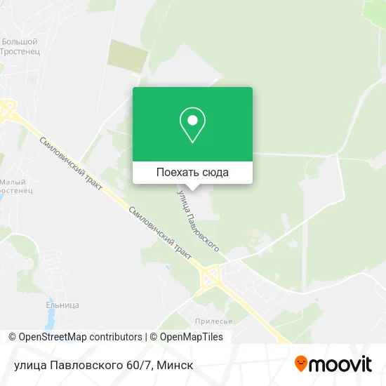 Карта улица Павловского 60/7
