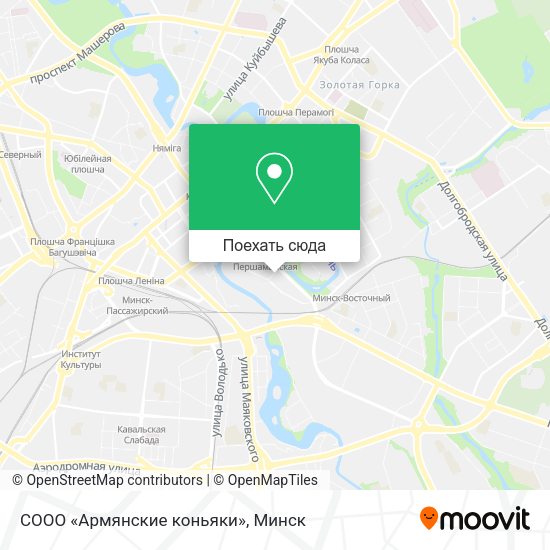 Карта СООО  «Армянские коньяки»