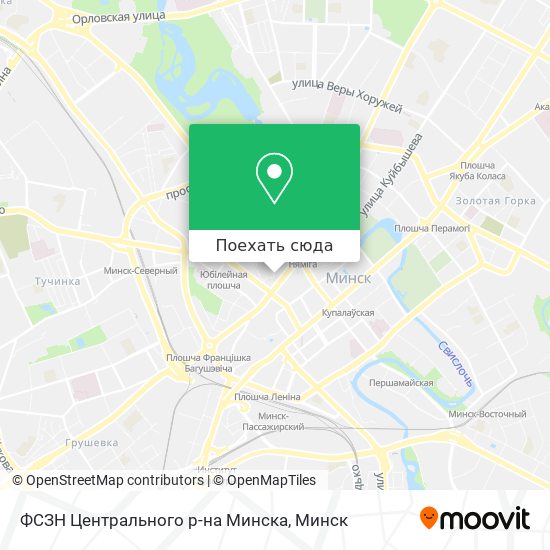 Карта ФСЗН Центрального р-на Минска