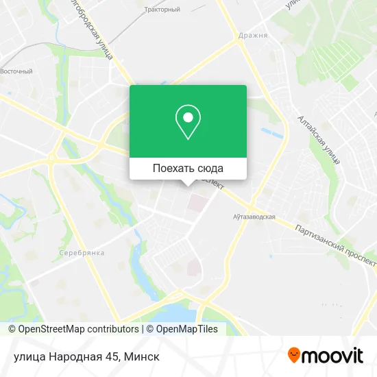 Карта улица Народная 45