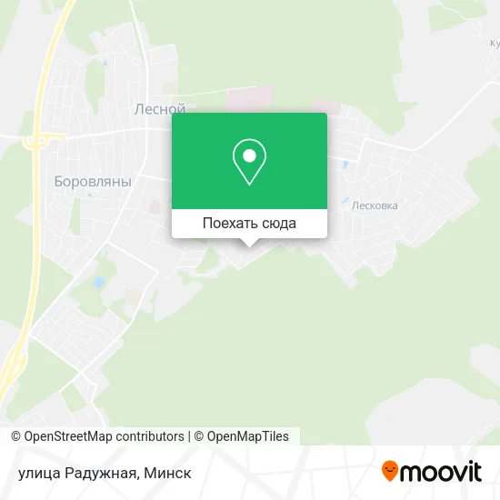 Карта улица Радужная