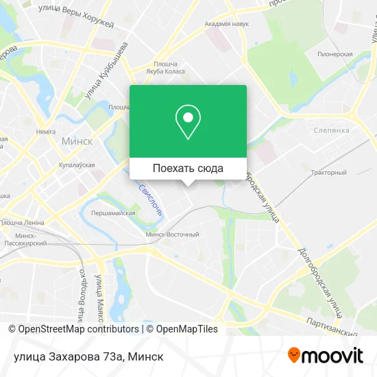 Карта улица Захарова 73а
