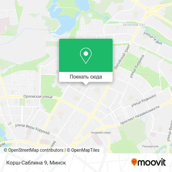 Карта Корш-Саблина 9