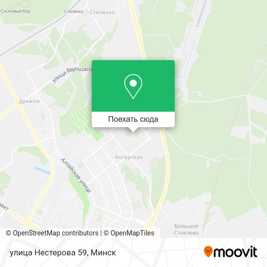 Карта улица Нестерова 59