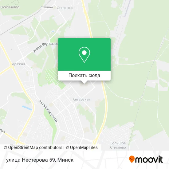 Карта улица Нестерова 59