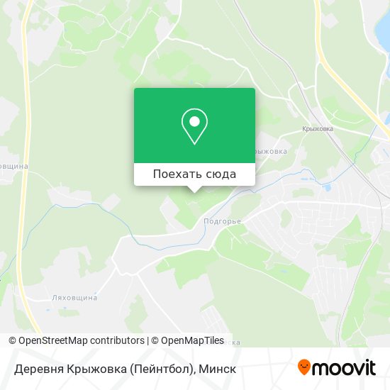Карта Деревня Крыжовка (Пейнтбол)