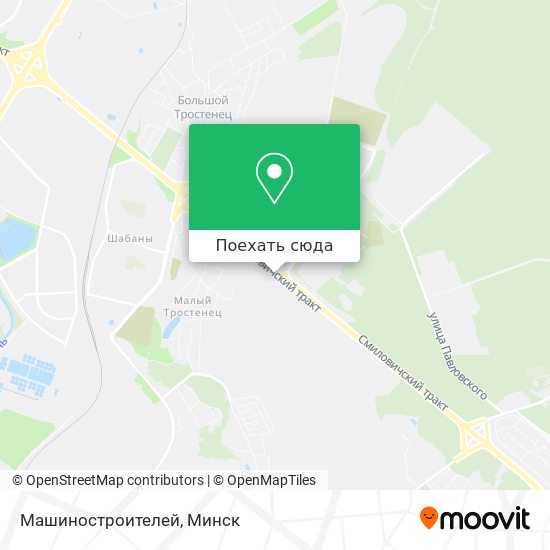 Карта Машиностроителей