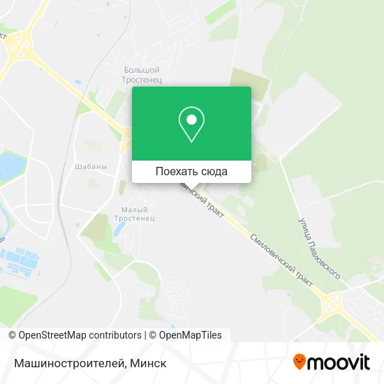 Карта Машиностроителей