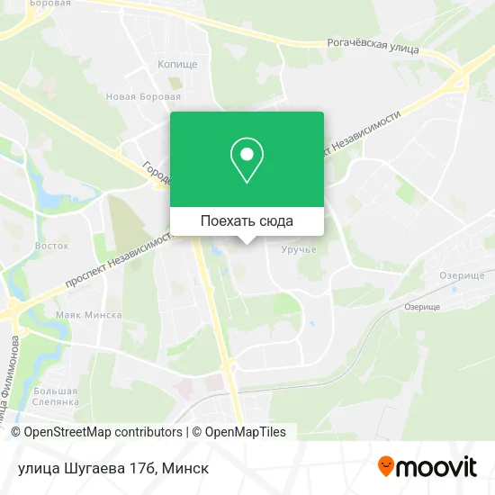 Карта улица Шугаева 17б