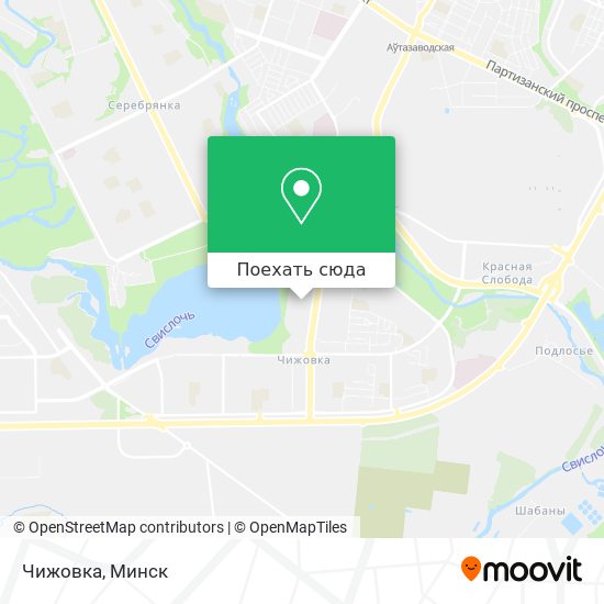 Карта Чижовка
