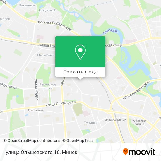 Карта улица Ольшевского 16