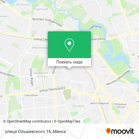 Карта улица Ольшевского 16