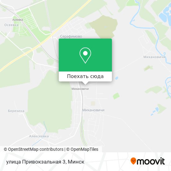 Карта улица Привокзальная 3