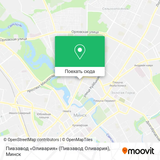 Карта Пивзавод «Оливария» (Пивзавод Оливария)