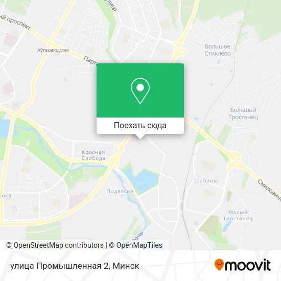 Карта улица Промышленная 2