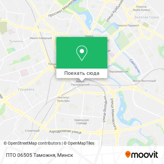 Карта ПТО 06505 Таможня